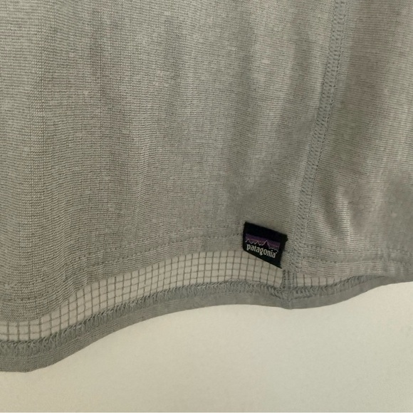 Patagonia Capilene Baselayer Midweight Zip Neck Top Ski Gray Womens Sz XS - Picture 6 of 6